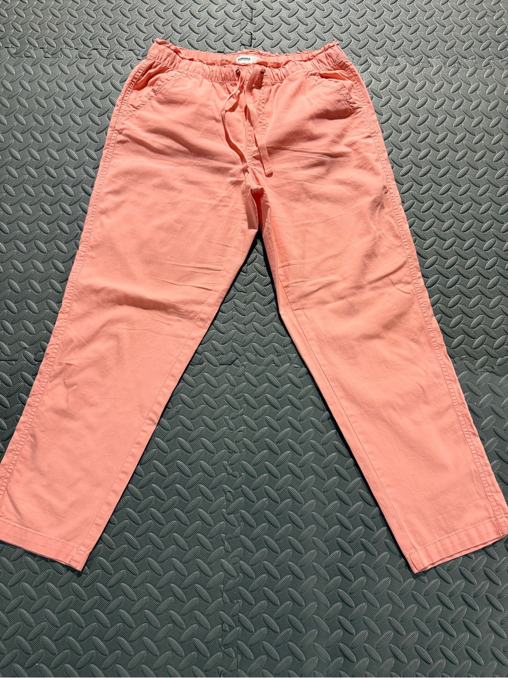 Sonoma Peach Tie-Waist Casual Pants